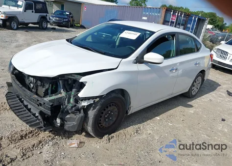 2017 Nissan Sentra S z USA, uszkodzony, nr VIN 3N1AB7AP6HY388414